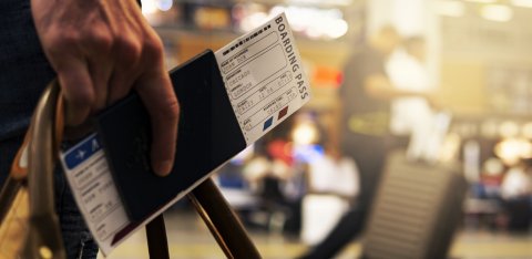 aereoporto boarding pass card